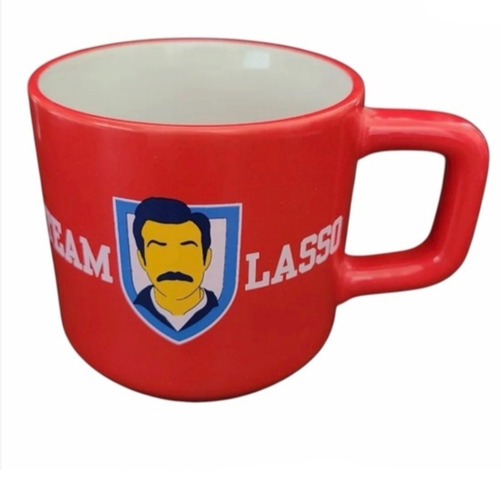 Team Lasso Red Ceramic Coffee Mug